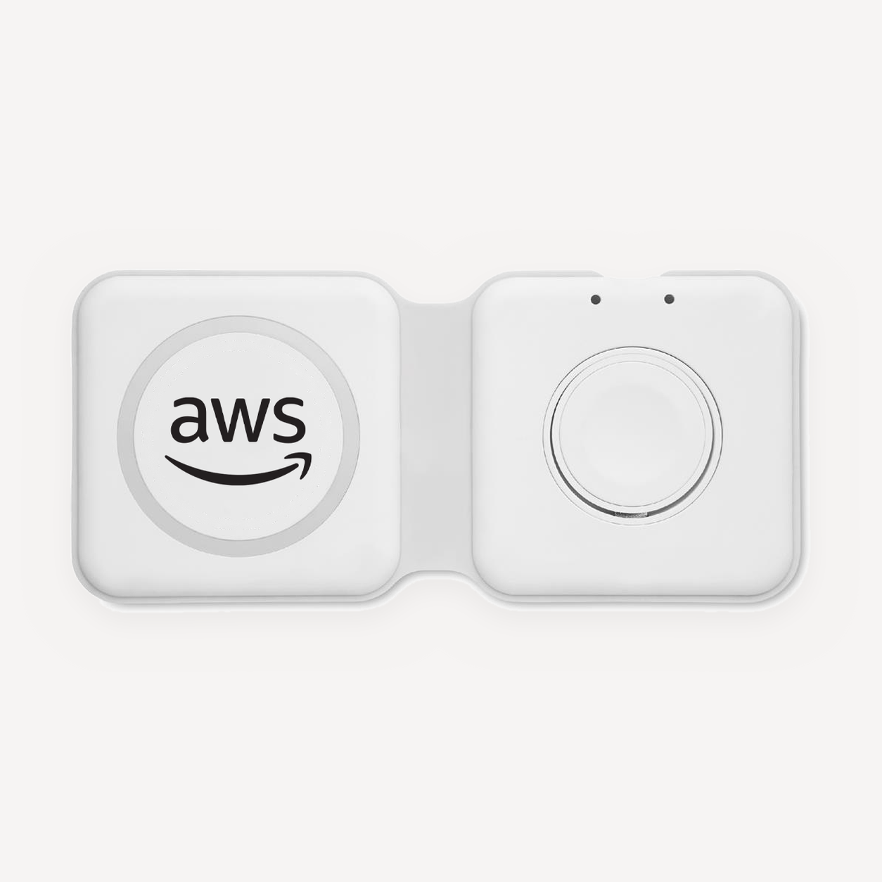 AWS branded dual wireless charging pad