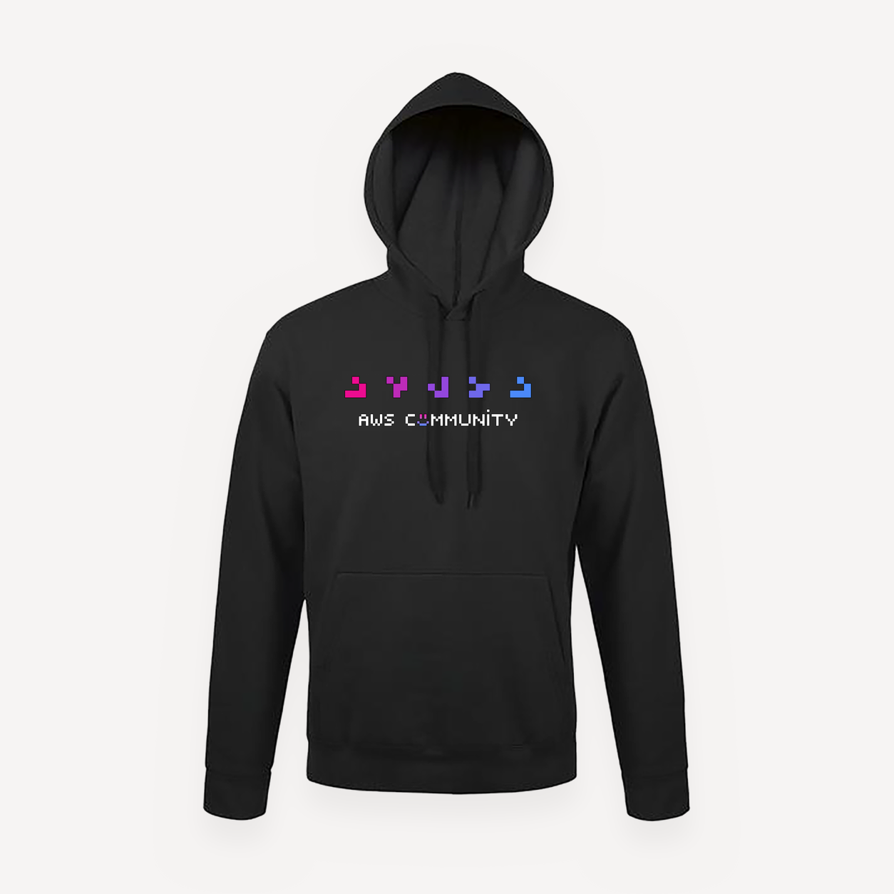 AWS Community hoodie with logo on the chest