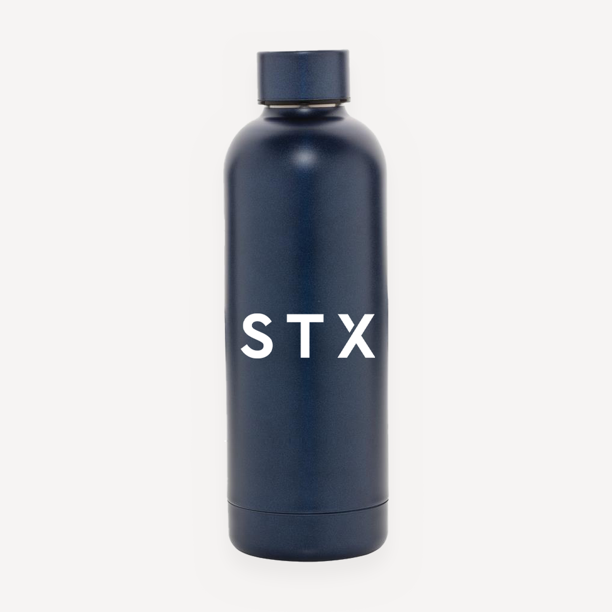 STX branded stainless steel bottle with logo