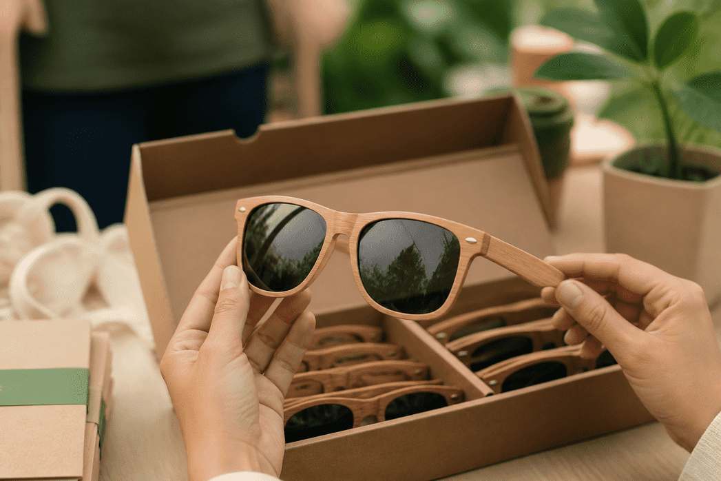 Sonnenbrille in nachhaltiger Ausführung