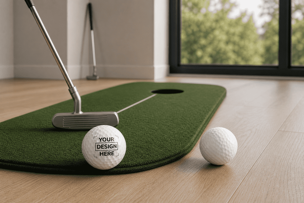 Große Ansicht von Golfbällen als Geschenk