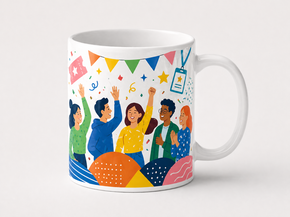 Personalisierte Tasse als Teamgeschenk