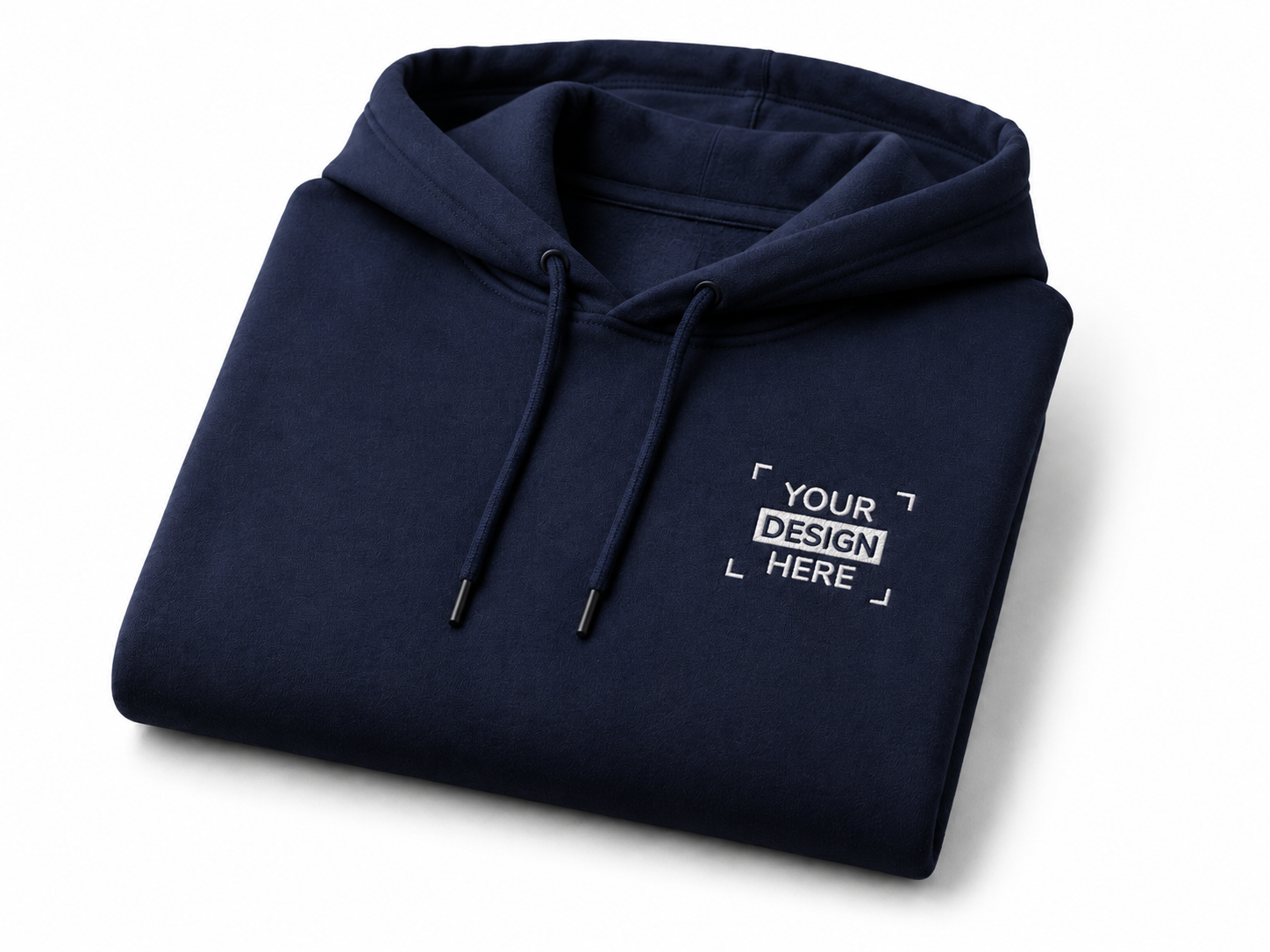 Klassischer Kapuzenpullover mit besticktem Logo
