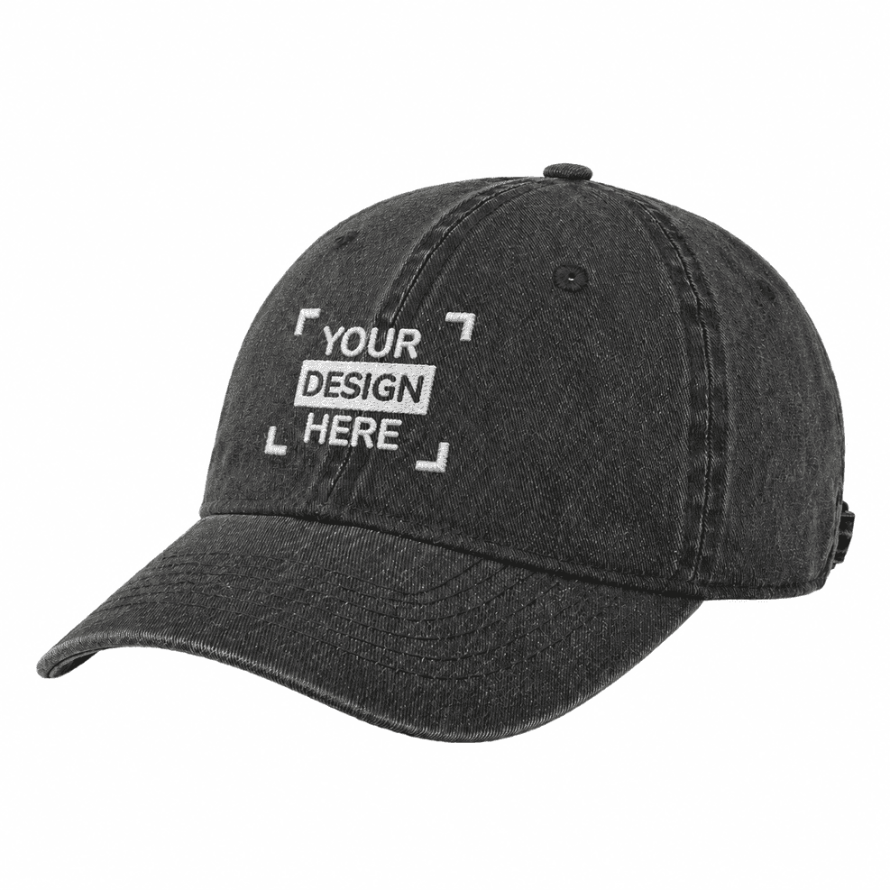 Große Ansicht der bedruckten Basecap mit Logo