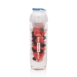 Waterfles met infuser 500 ml voor water met vers fruit